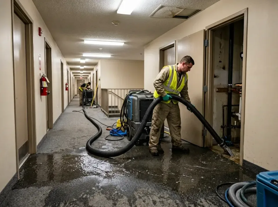 multi-unit-apartment-hallway-f-005 — frequently asked questions, Emergency Burst Pipe Water Extraction & Removal in Mount Iv…